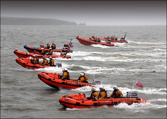 Burnham-On-Sea lifeboat crews join Bristol Channel search exercise