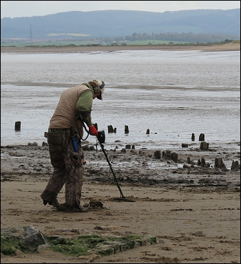 Metal detector enthusiast discovers rings in mud on Burnham beach