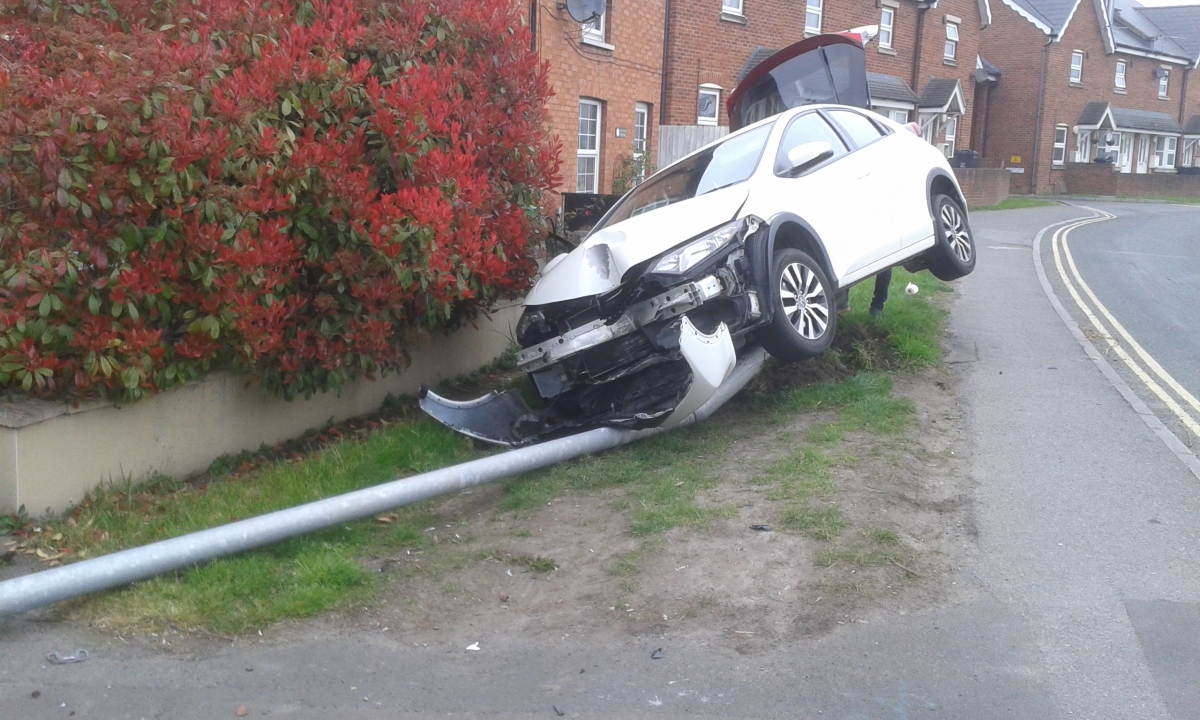 Residents' shock as Highbridge A38 crash brings down lamp post