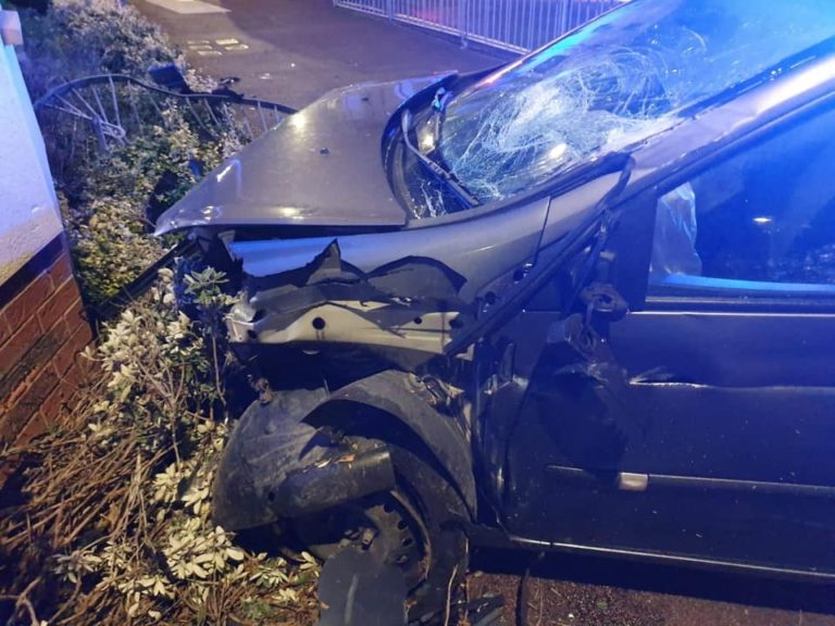 Man charged with drink driving after 2.15am Highbridge roundabout crash