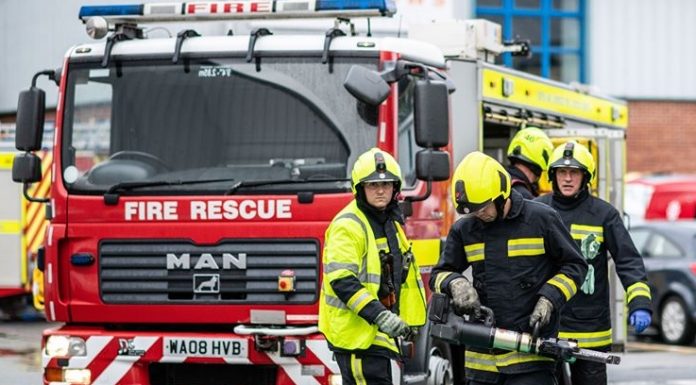 Burnham-On-Sea fire crew