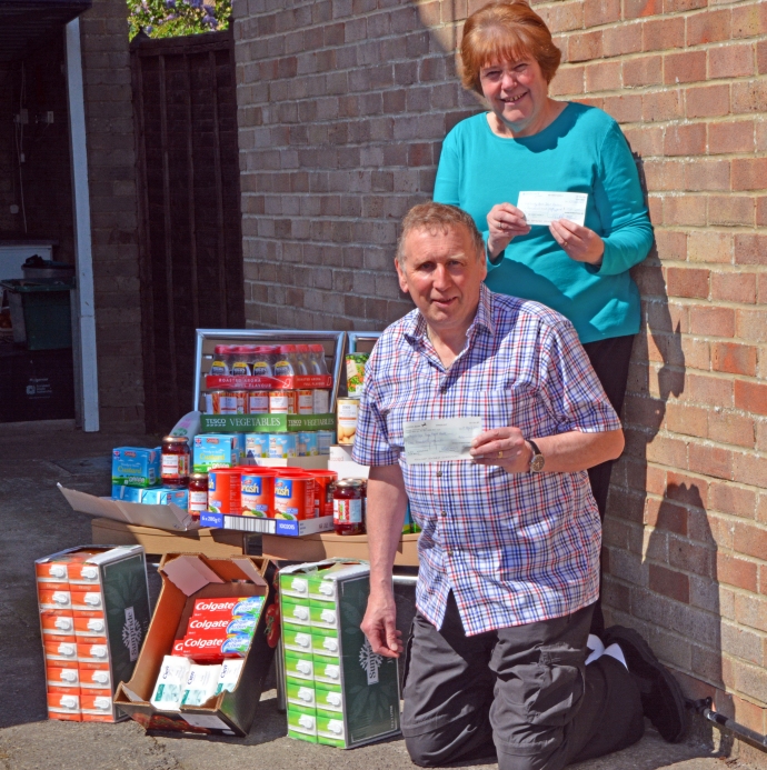 Burnham and Highbridge Foodbank donation