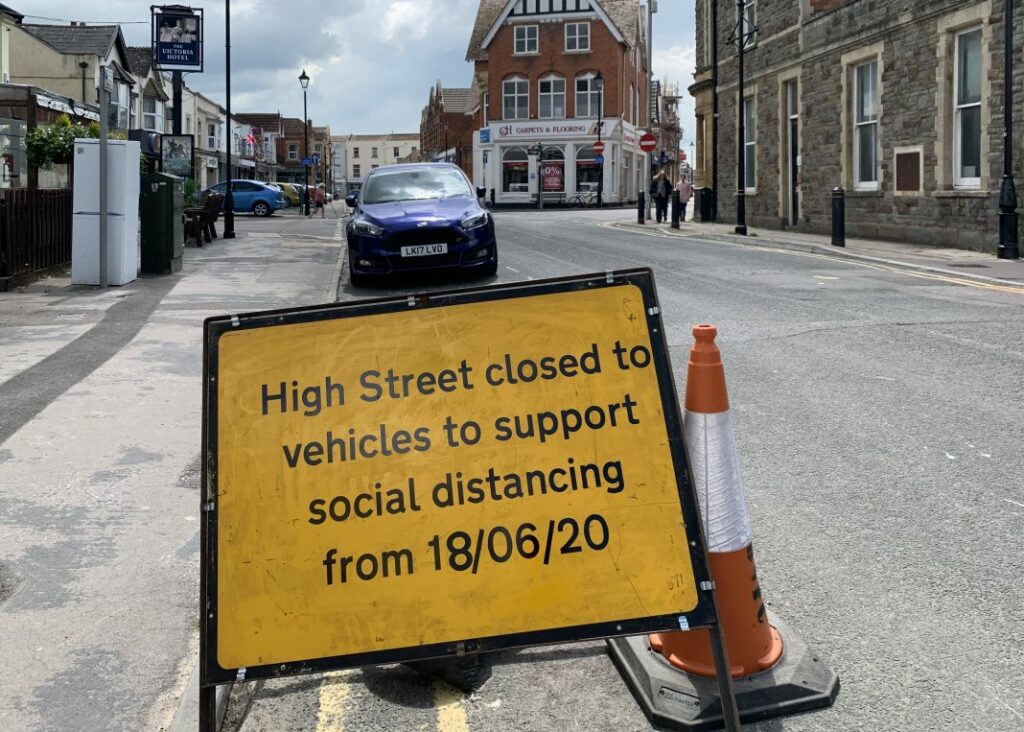 Burnham High Street pedestrianisation scheme comes into operation