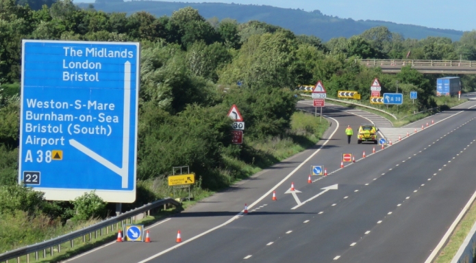 Burnham-On-Sea M5 crash