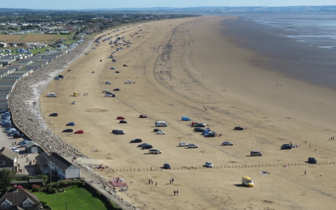 Beaches In Burnham On Sea Berrow And Brean See Busiest Weekend Of Year So Far