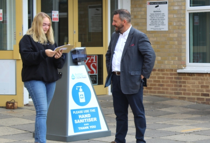 King Alfred School A-Level exam results day