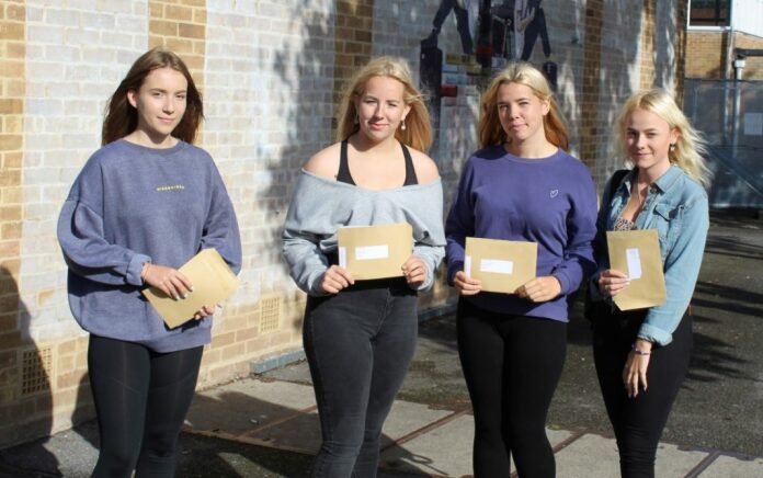 Pupils at Highbridge's King Alfred School Academy celebrate great set of GCSE exam results