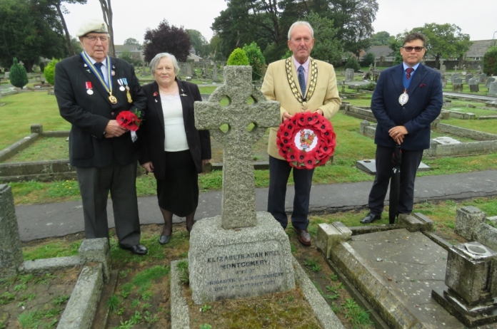 Burnham-On-Sea ceremony remembers Betty Montgomery, wife of WW2 hero Lord Montgomery