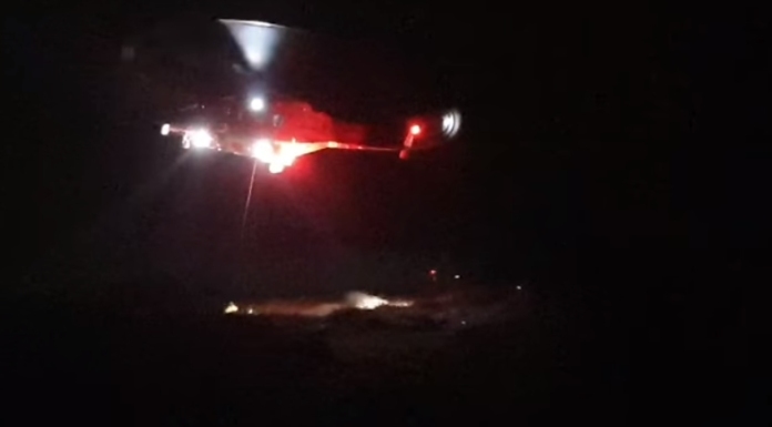 Coastguard helicopter