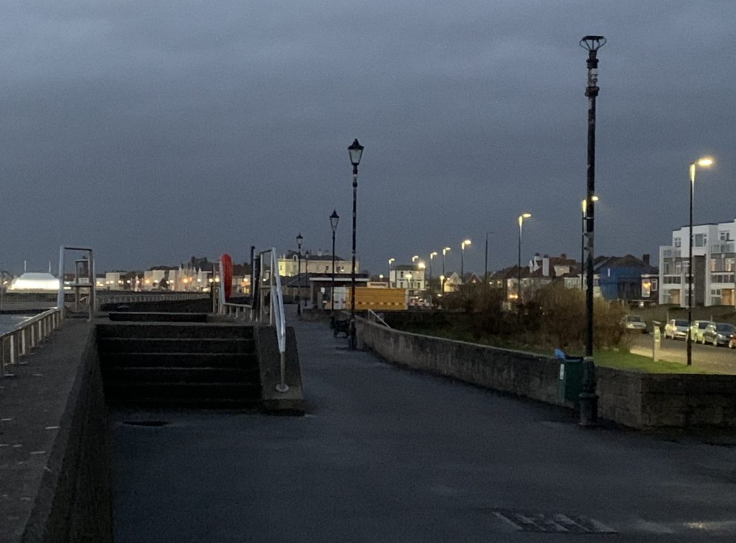 Burnham-On-Sea seafront lights not working