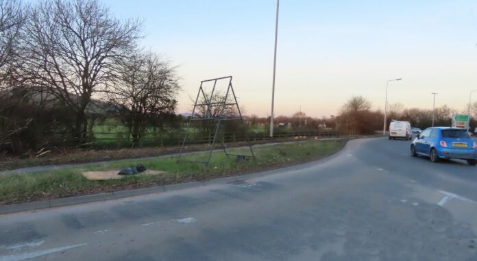 Burnham-On-Sea's M5 Edithmead roundabout