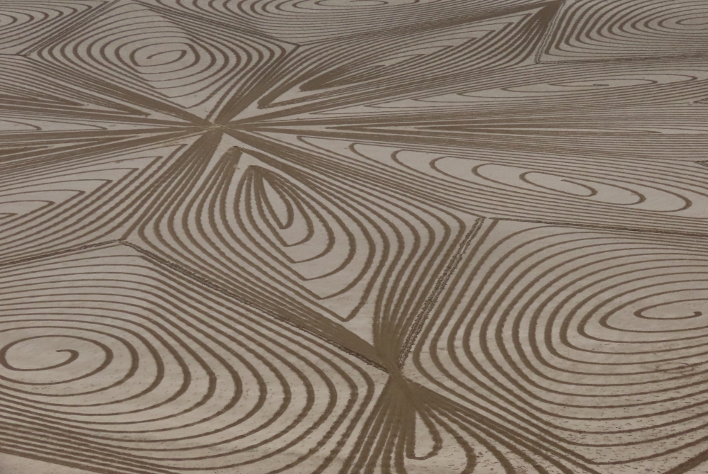 Brean beach sand art