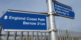 England Coast Path through Burnham-On-Sea