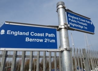 England Coast Path through Burnham-On-Sea