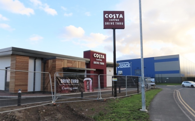 New Costa Coffee Highbridge drive-thru opens, creating 15 jobs