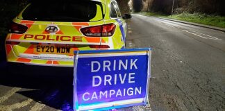 Police drink and drug driving operation