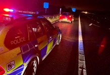 Police on M5 motorway