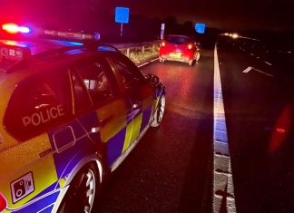 Police on M5 motorway