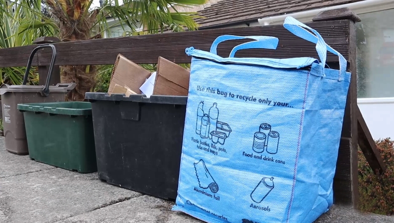 New blue recycling bags set to start arriving outside every house in  Burnham area