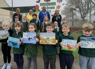 Children receive new books to help fight climate change