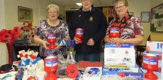 Poppy Appeal launch in Burnham-On-Sea