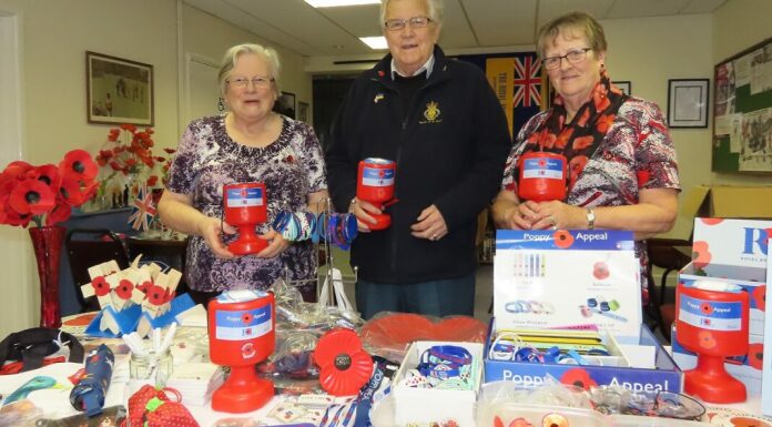 Poppy Appeal launch in Burnham-On-Sea