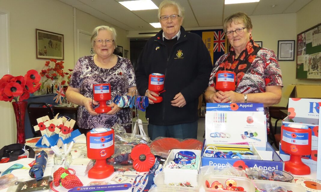 Poppy Appeal launch in Burnham-On-Sea