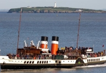 The Waverley paddle steamer in the Bristol Channel