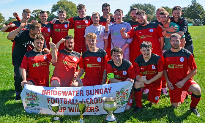 Burnham United AFC crowned Bridgwater Sunday Football League champions