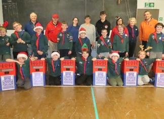 Huntspill and Highbridge Scout Group launch Christmas post service