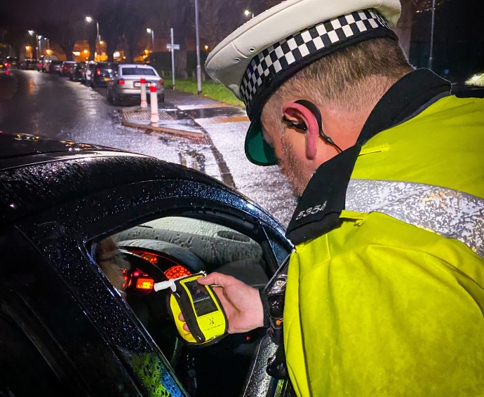 Police drink and drug driving operation