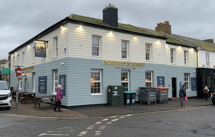 Somerset and Dorset pub in Burnham-On-Sea