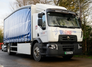 Highbridge company Jays Transport trials electric truck