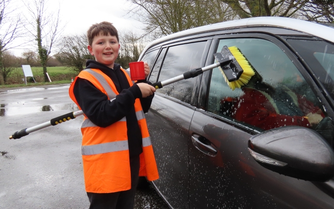 Burnham-On-Sea Scouts car wash