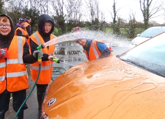 Burnham-On-Sea Scouts car wash