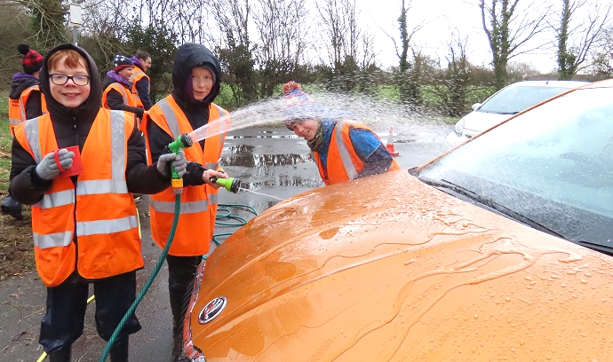 Burnham-On-Sea Scouts car wash