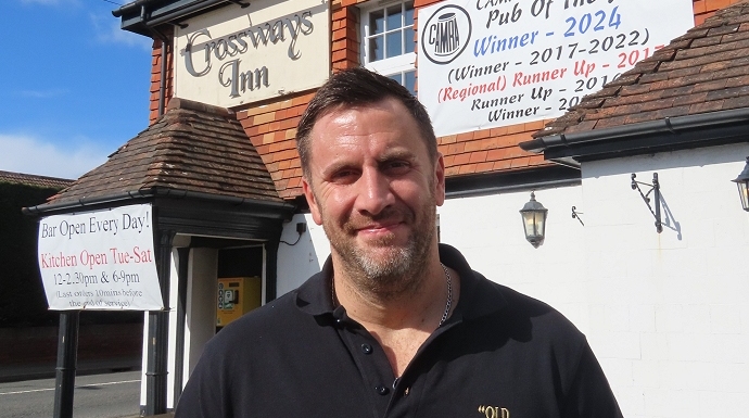 Crossways Inn West Huntspill named CAMRA Somerset pub of the year 2024