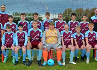 Members of Burnham United U12s are celebrating this week after winning the Woodspring 3rd Division with a 100% success rate.