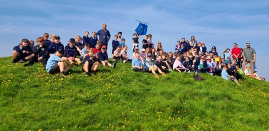 PHOTOS: 70 children from Brent Knoll Primary School mark Ascension Day ...