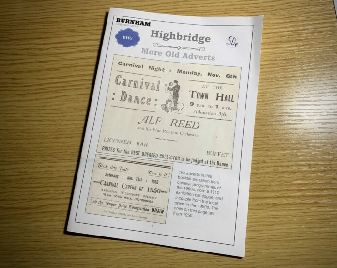 Burnham-On-Sea Heritage Group has launched a new history booklet featuring old adverts for local shops and businesses in Highbridge over the past century.