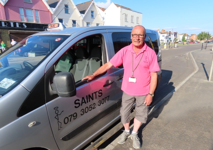 Dave Regan at Saints Taxis in Burnham-On-Sea