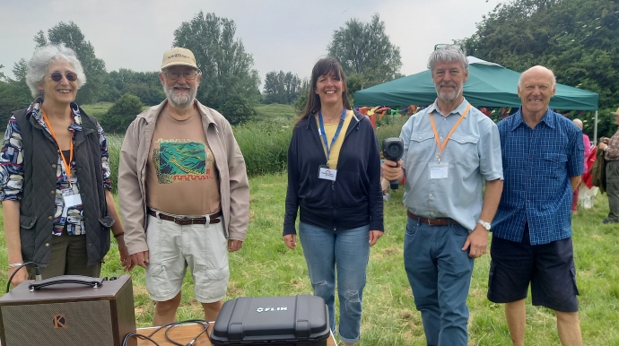 Thermal camera presented to Burnham-On-Sea Repair Cafe