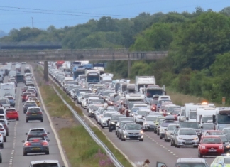 M5 crash near Burnham-On-Sea