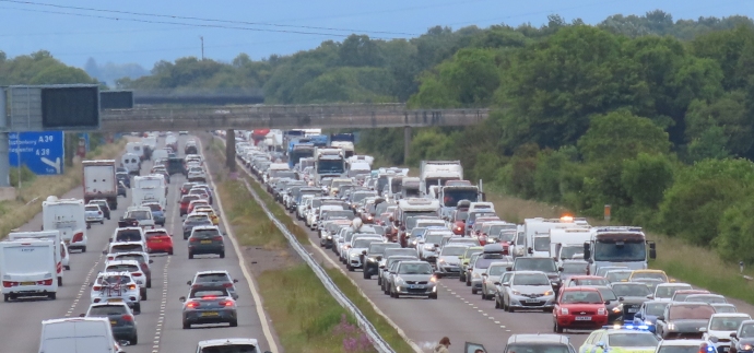 M5 crash near Burnham-On-Sea