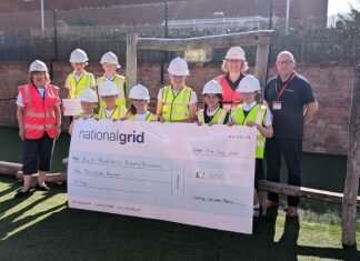 East Huntspill School awarded £1,000 by National Grid for creating T-pylon time capsule