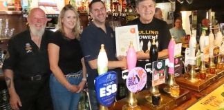 Burnham-On-Sea.com: West Huntspill's Crossways Inn receives 2024 South West Pub of the Year award