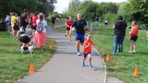 400th Burnham-On-Sea and Highbridge Parkrun held at town's Apex Park