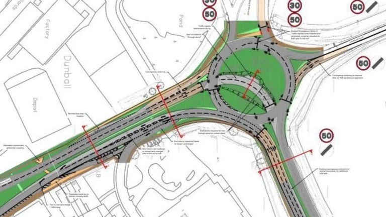 Work on £6.6m M5 roundabout upgrade set to start this autumn, says council